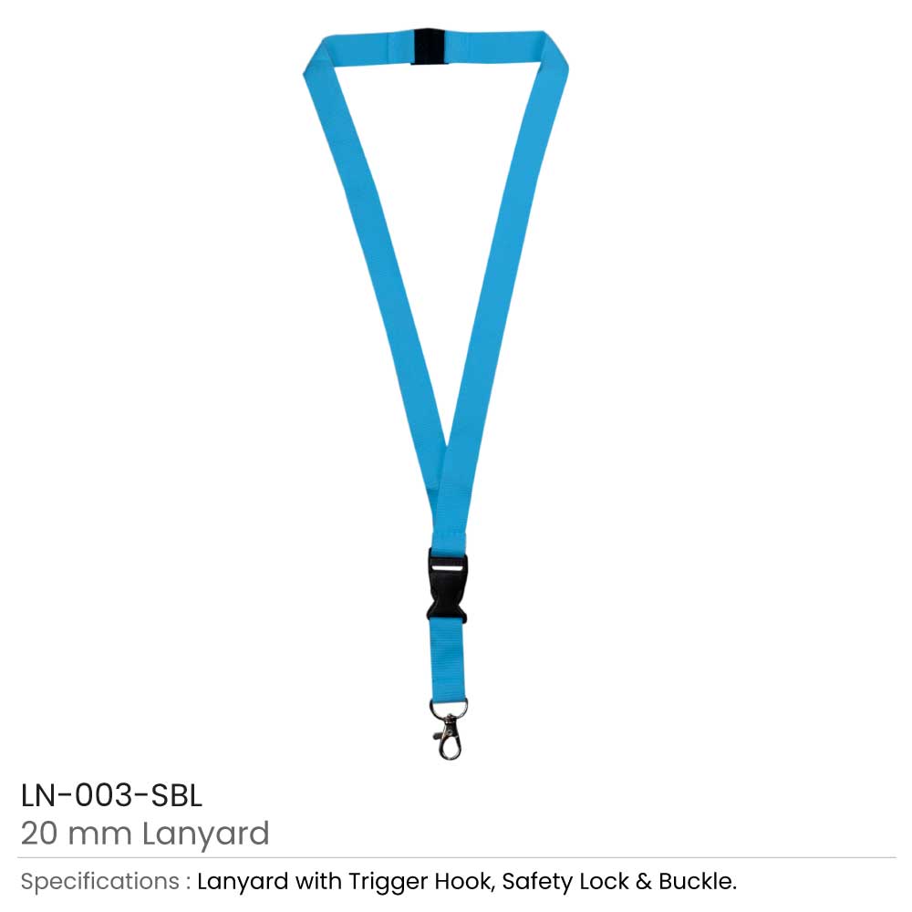 Lanyards with Hook, Safety Lock, and Buckle 12