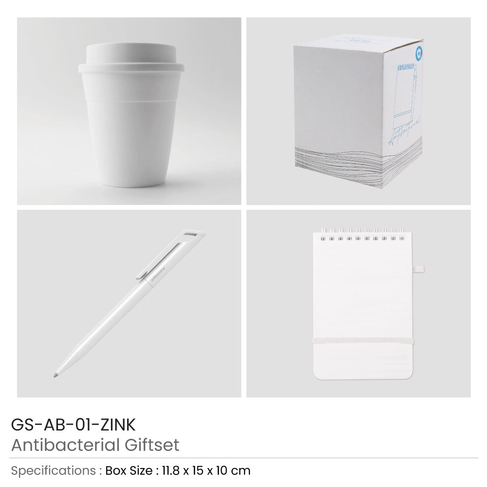 Antibacterial Gift Sets with Cup and Notepad 3