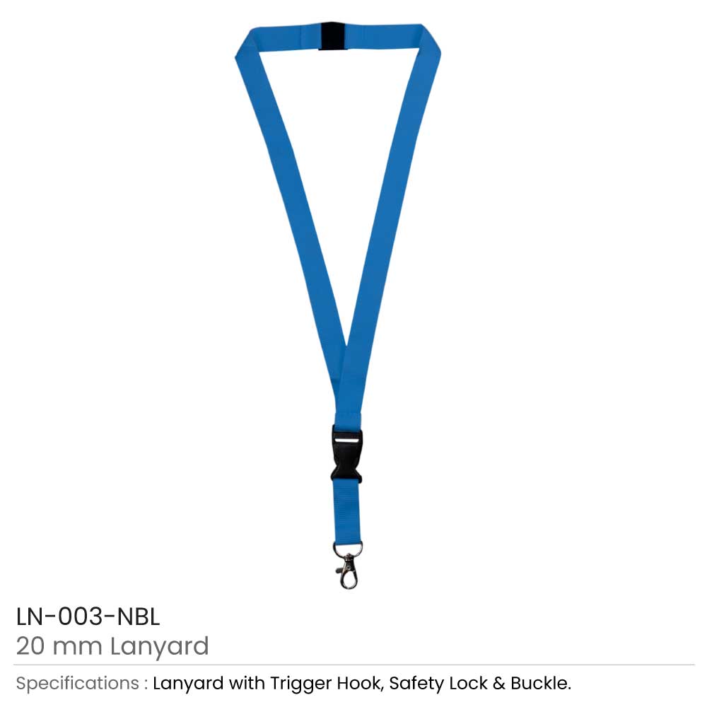 Lanyards with Hook, Safety Lock, and Buckle 14