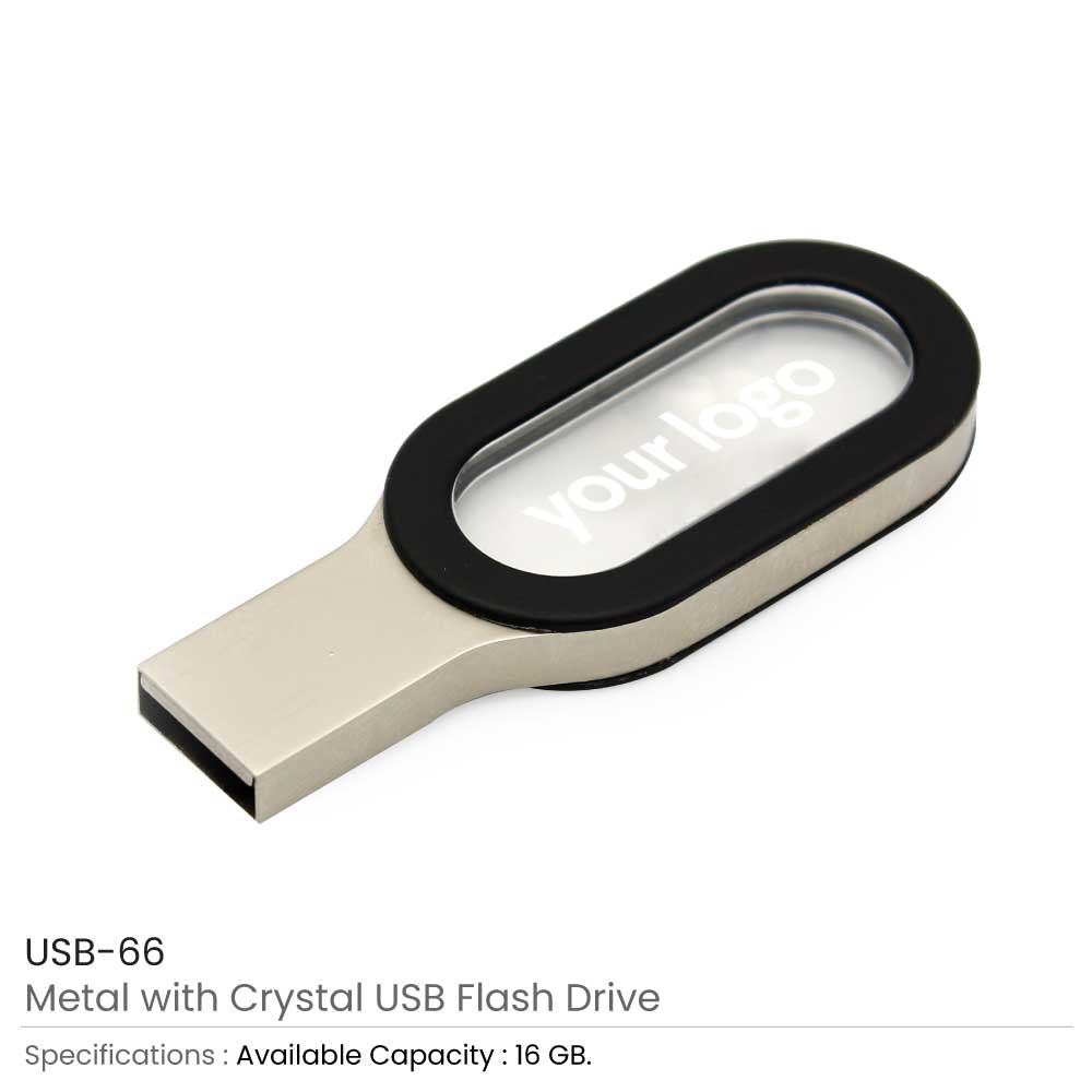 Metal with Crystal USB 16GB 3