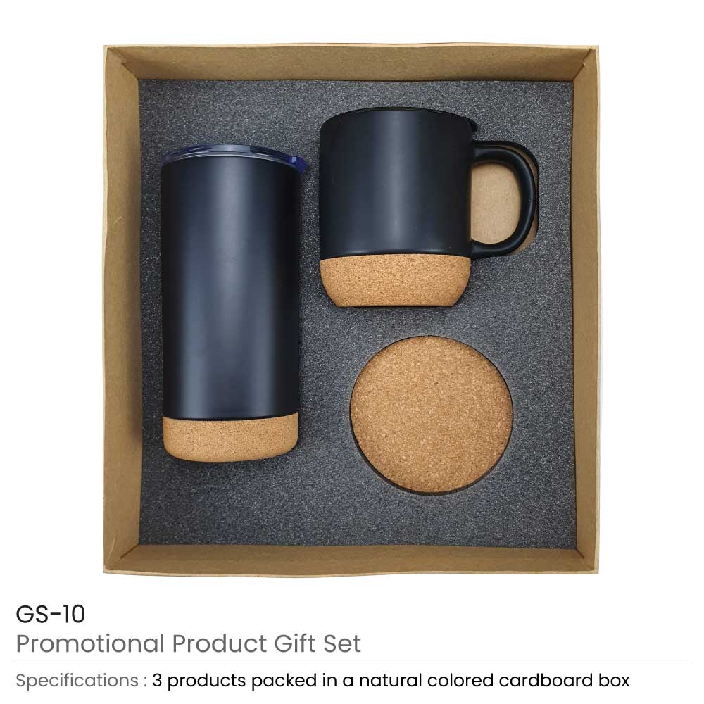 Cork Drinkware Gift Sets in a Cardboard Gift Box 3