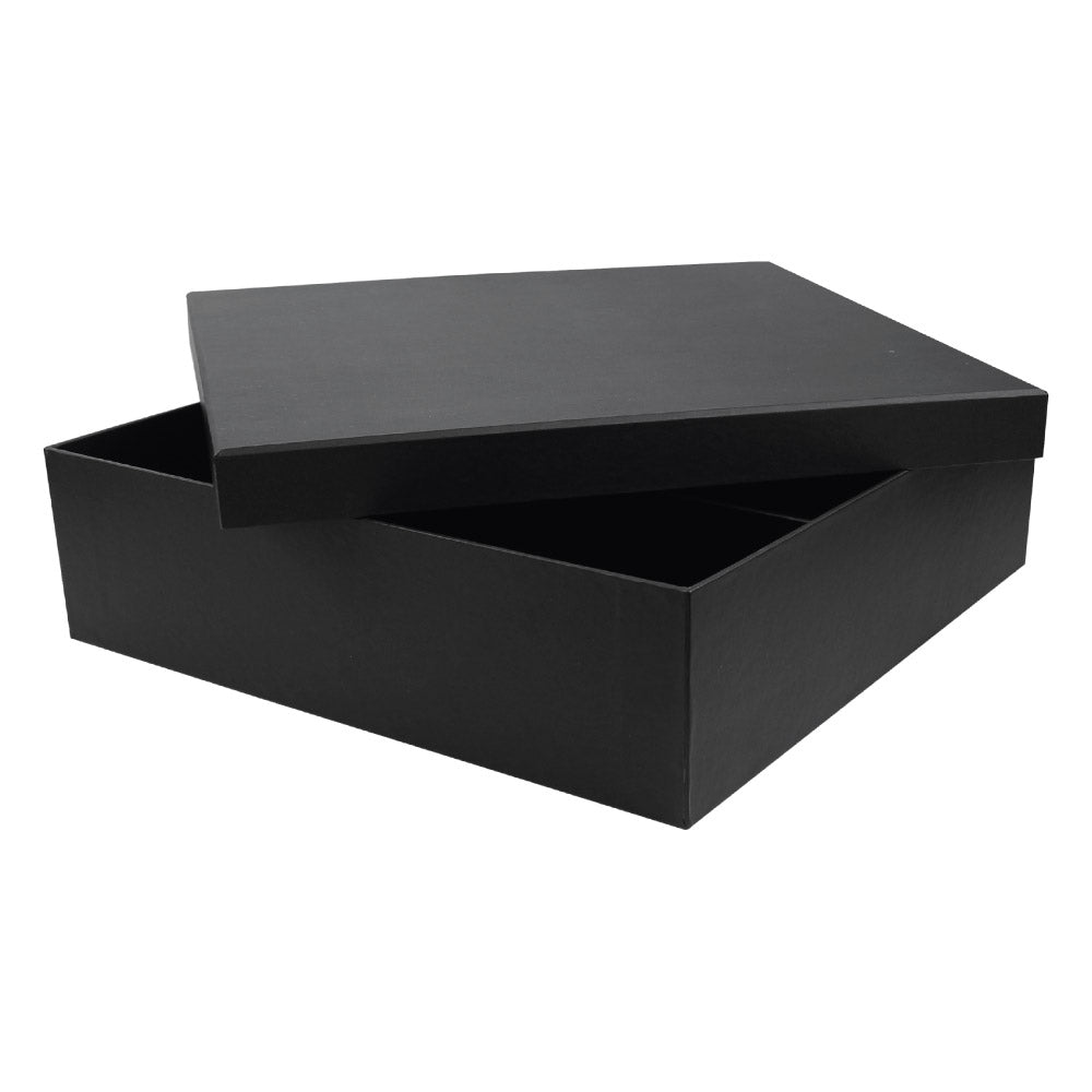 Black Plain Gift Box Size XXL Cardboard Material 3