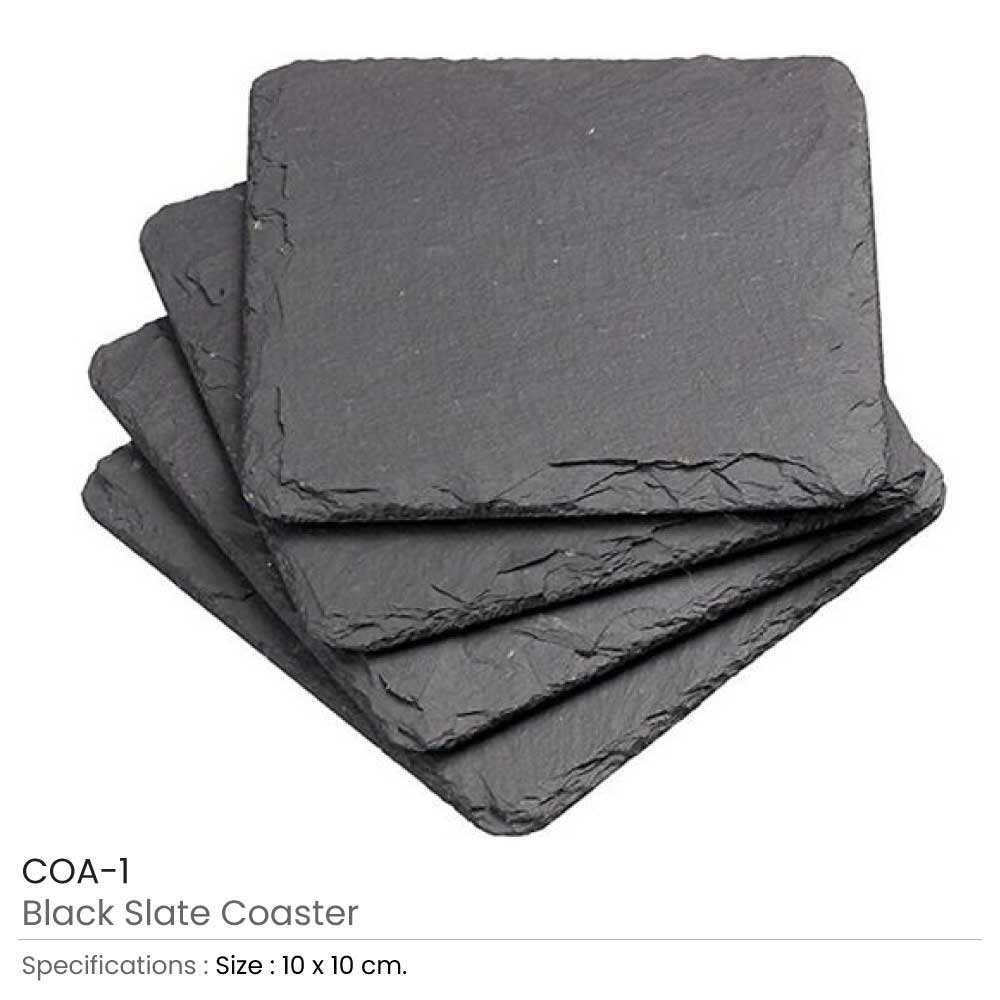 Square Slate Coaster 3