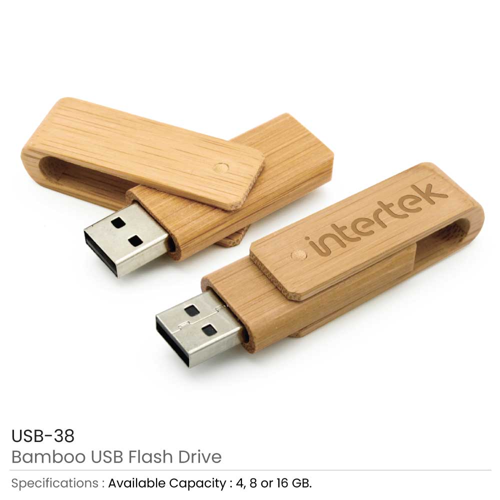 Bamboo USB Flash Drives 3