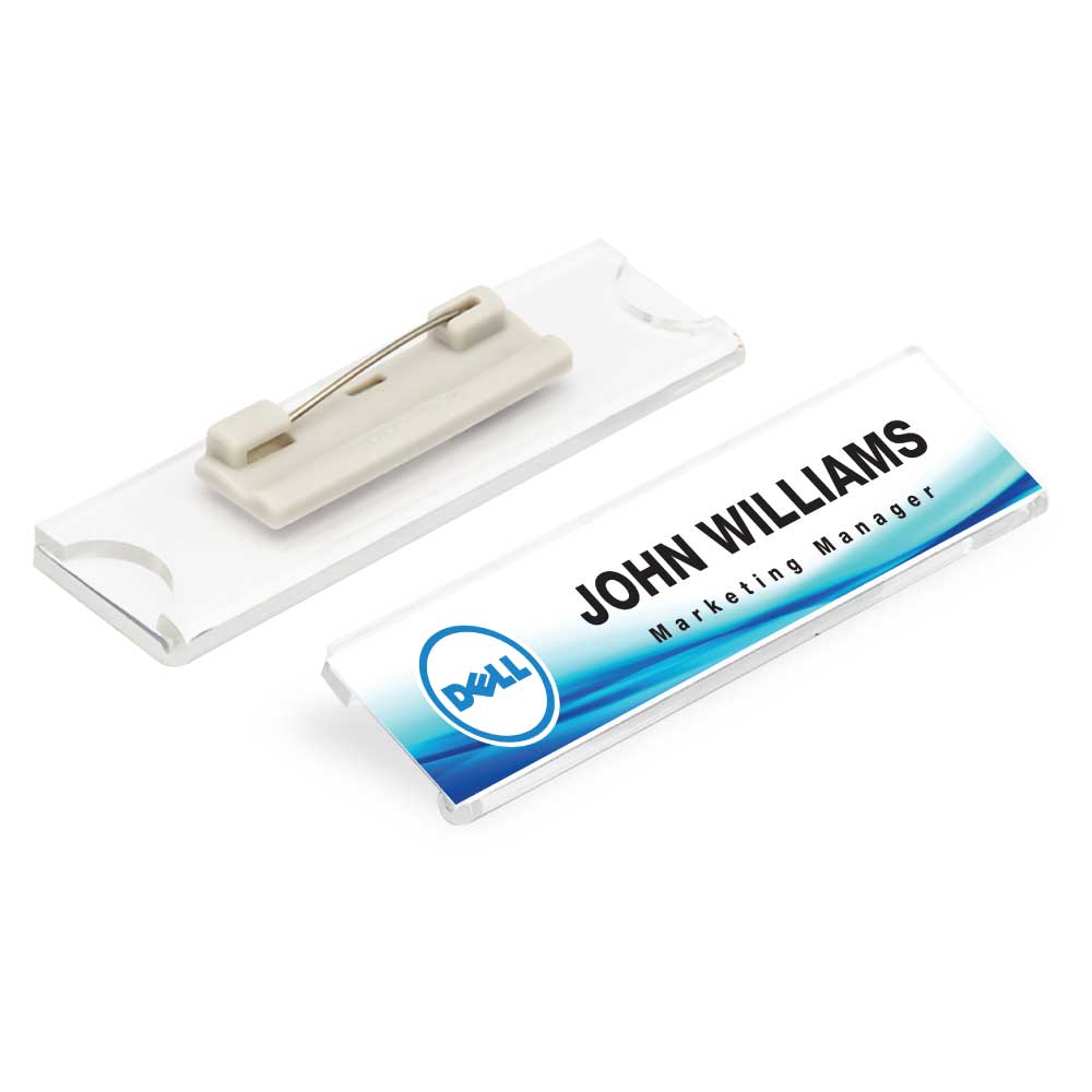 Reusable Acrylic Name Badges 2