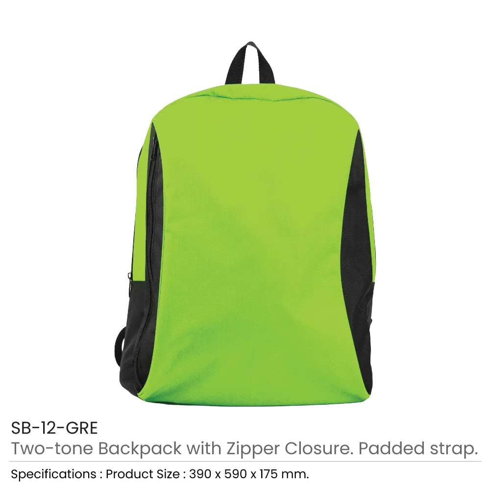 Two-Toned 600D Polyester Backpacks 2