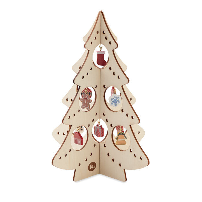 Wooden Xmas tree decoration 2