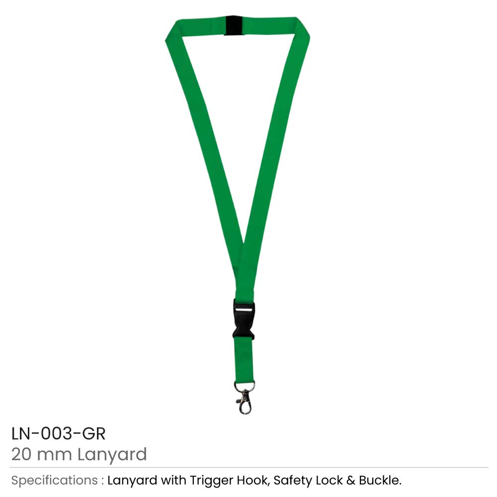 Lanyards with Hook, Safety Lock, and Buckle 3