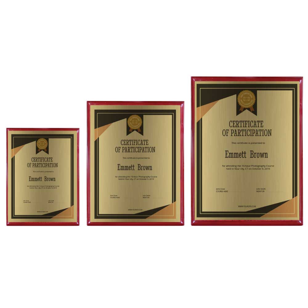 Portrait Wooden Plaques with Box 2