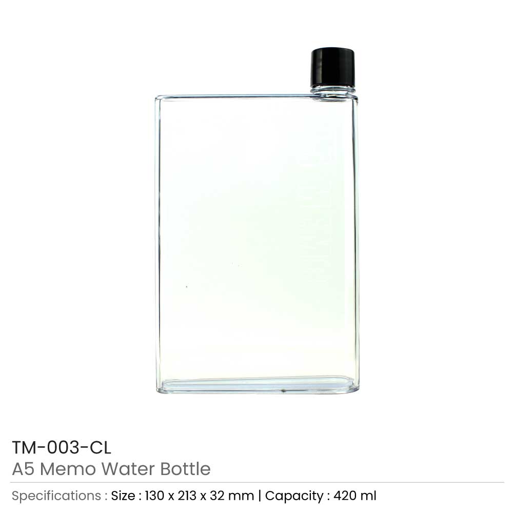 A5 Memo Water Bottles 2