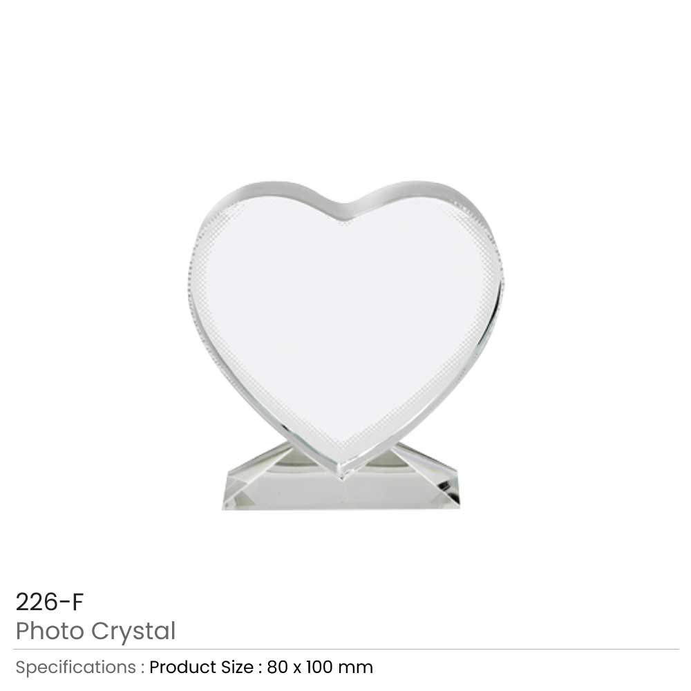 Heart Shaped Photo Crystals 3