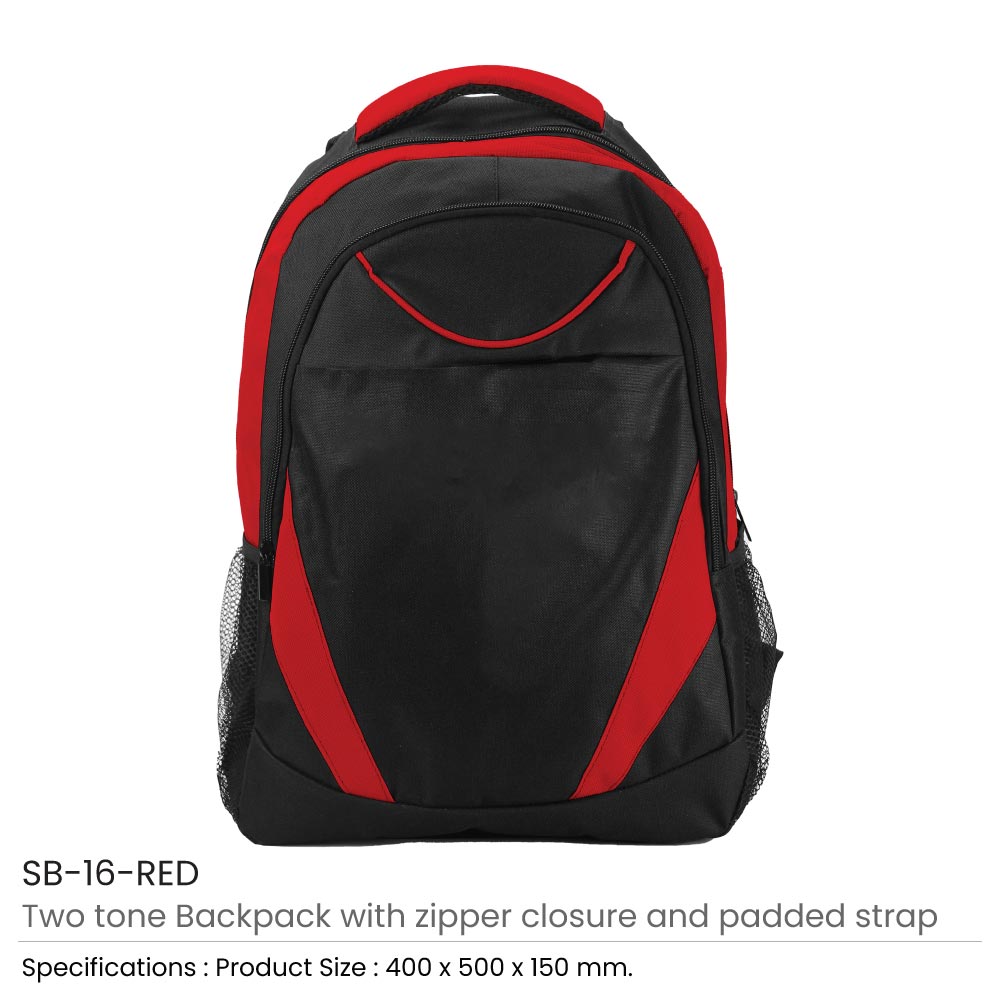 Two-toned Backpacks 600D Polyester Material 4