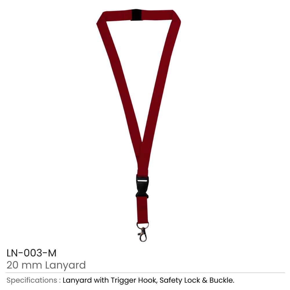Lanyards with Hook, Safety Lock, and Buckle 7