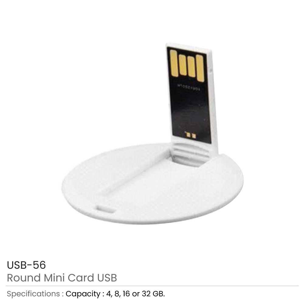 Round Mini Card USB 3