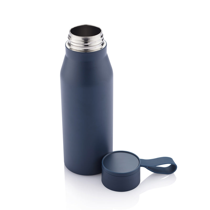 Recycled Stainless Steel Vacuum Bottle with Loop 2