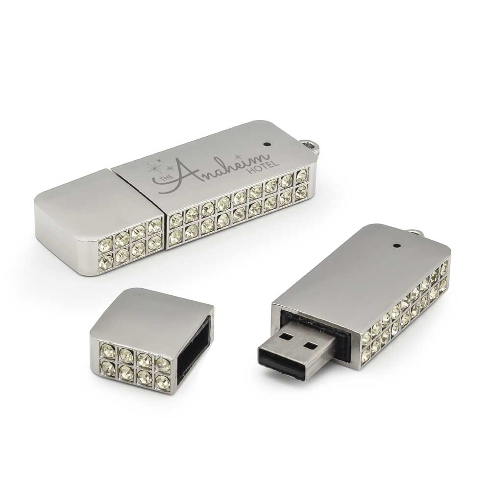 Crystal Studded USB Flash Drives 2