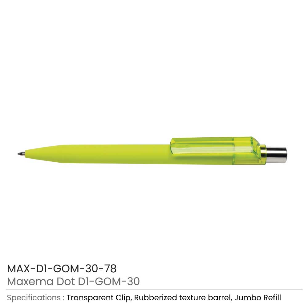 Dot Pens with Transparent Clip 19