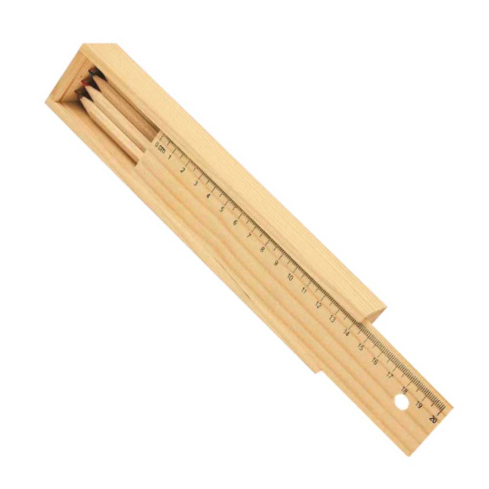 Colored Pencils Set with Wooden Box 1