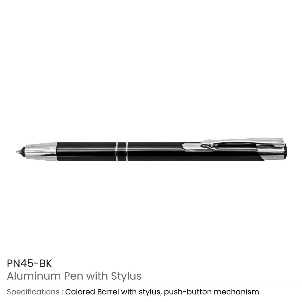 Aluminum Pens With Stylus 3