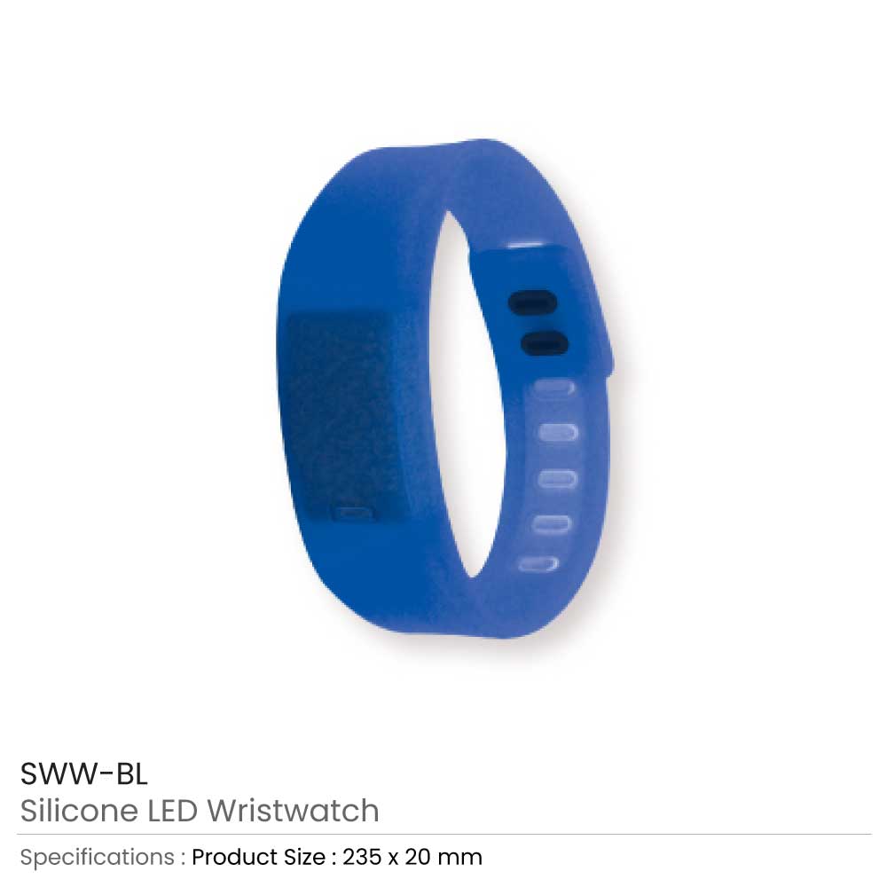 Silicone Wristbands with Digital Watch 3