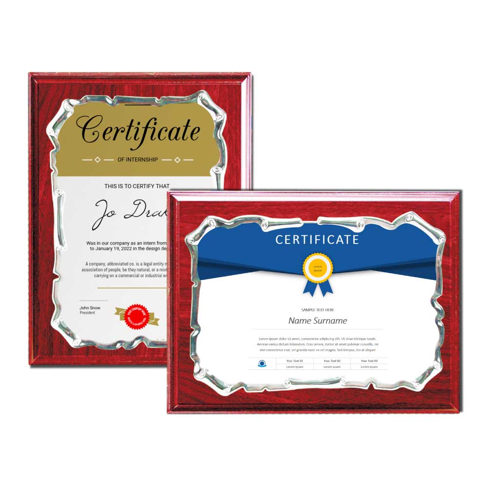 Wooden Plaques with Spanish Plate 2