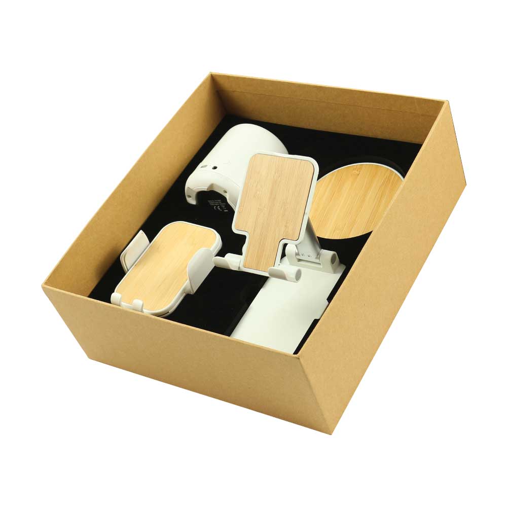 Promotional Tech Gift Sets with Brown Cardboard Gift Box 3