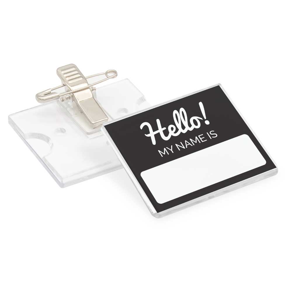 Reusable Acrylic Name Badges 2