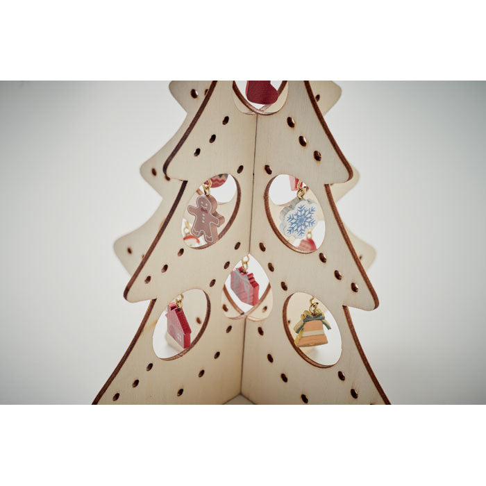 Wooden Xmas tree decoration 3