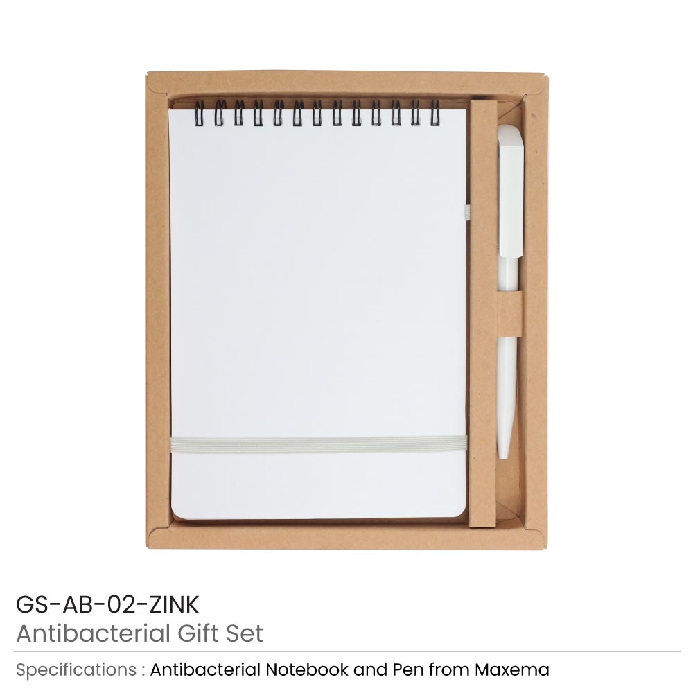 Antibacterial Gift Sets with Notepad and Pen 3