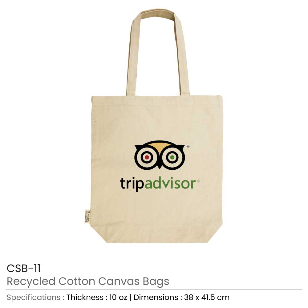 Recycled Cotton Canvas Bags 340 GSM 3