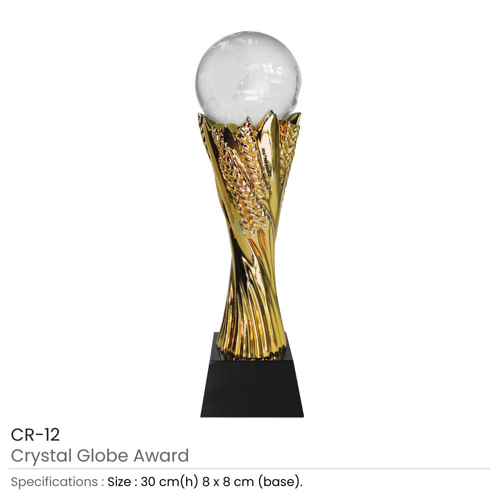 Crystal Globe Trophy 3