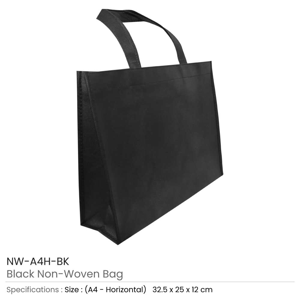 Black Non-Woven Bags 3
