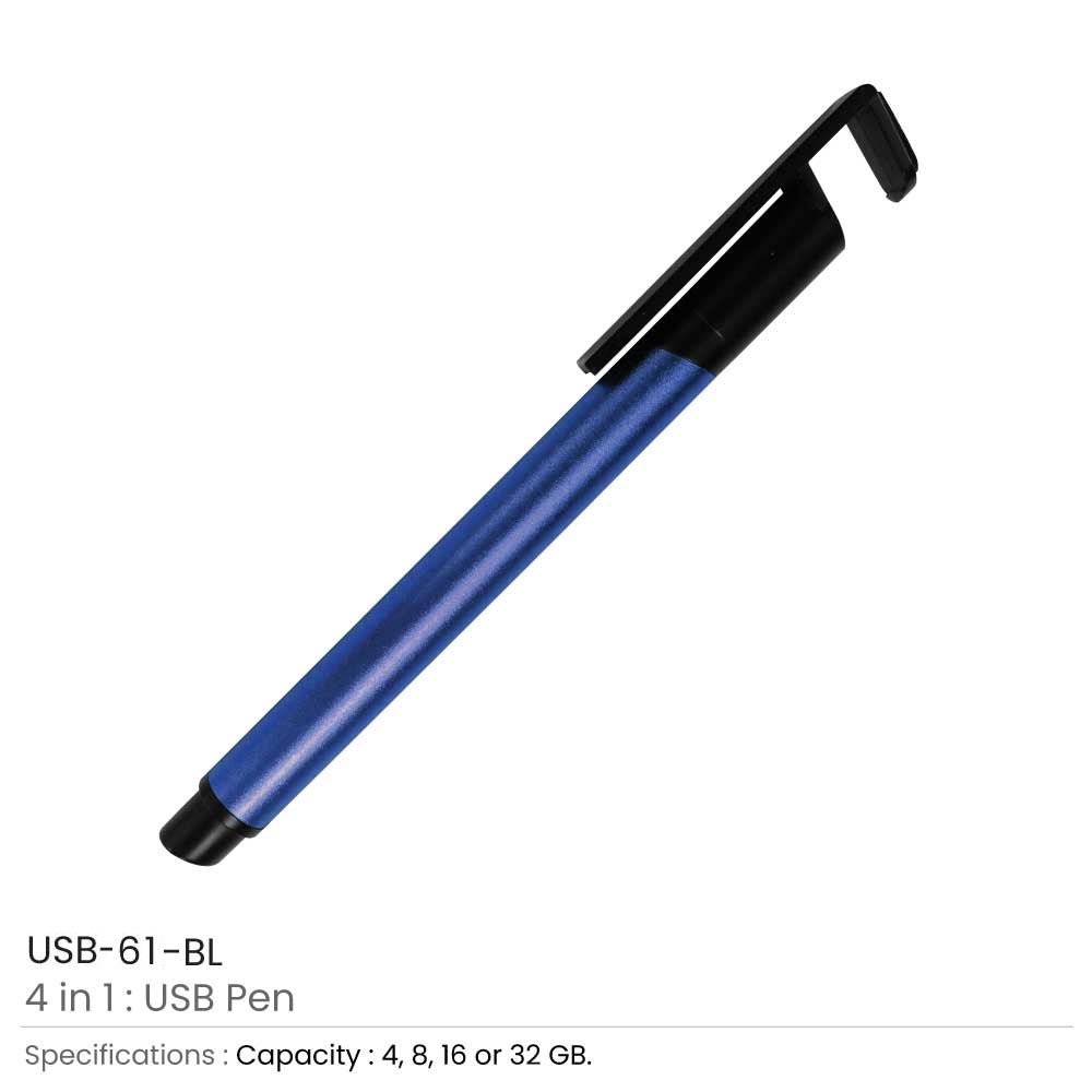 4 in 1 Multi-Functional Pen USB 2