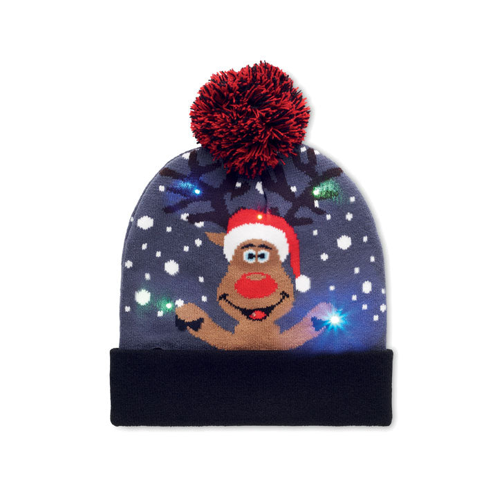 Christmas beanie with 6 LED 2
