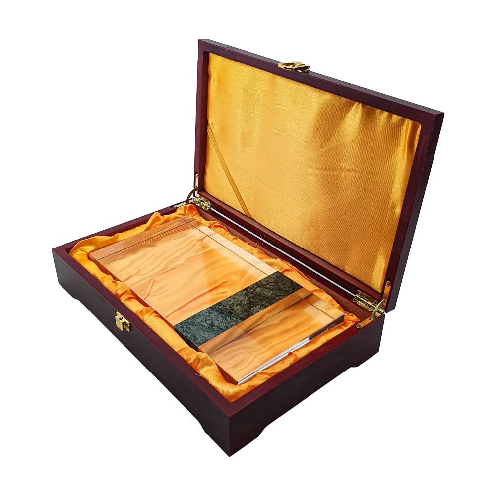 Rectangle Marble and Crystal Awards with Gift Box 4
