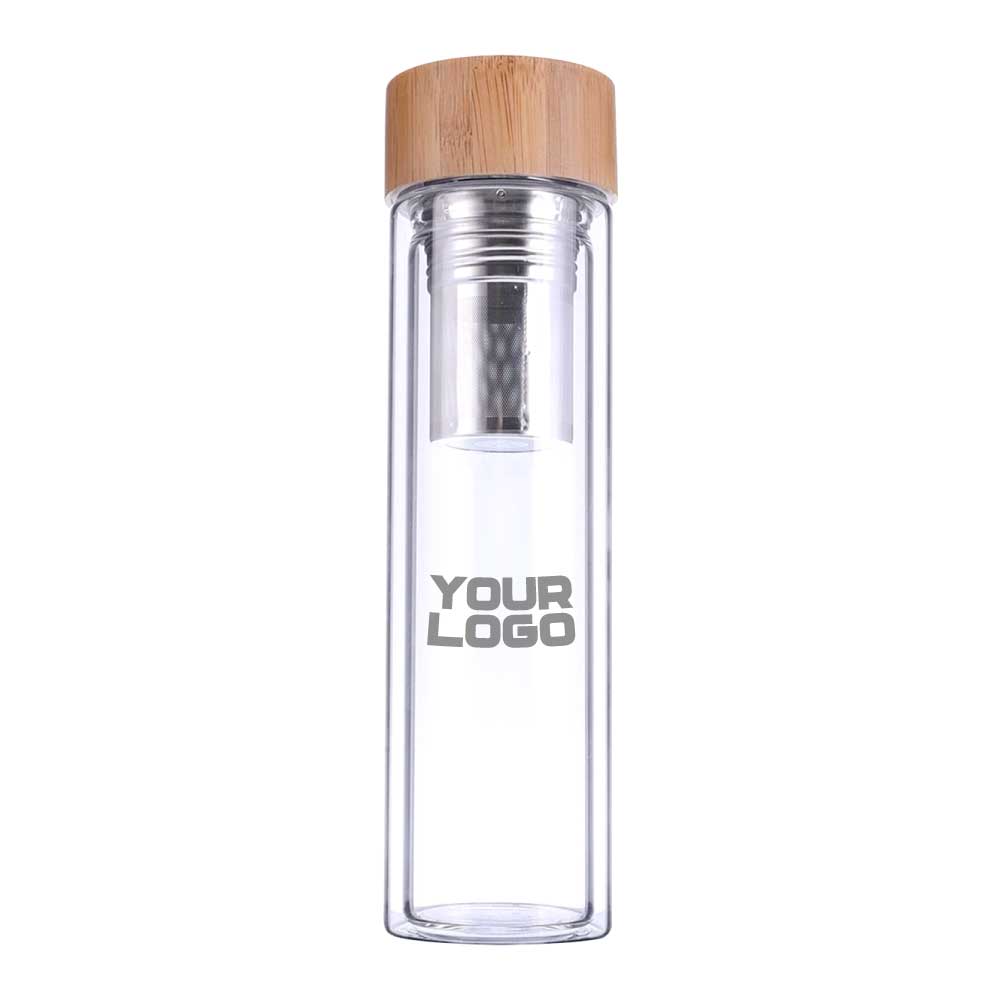 Glass and Bamboo Flask 2