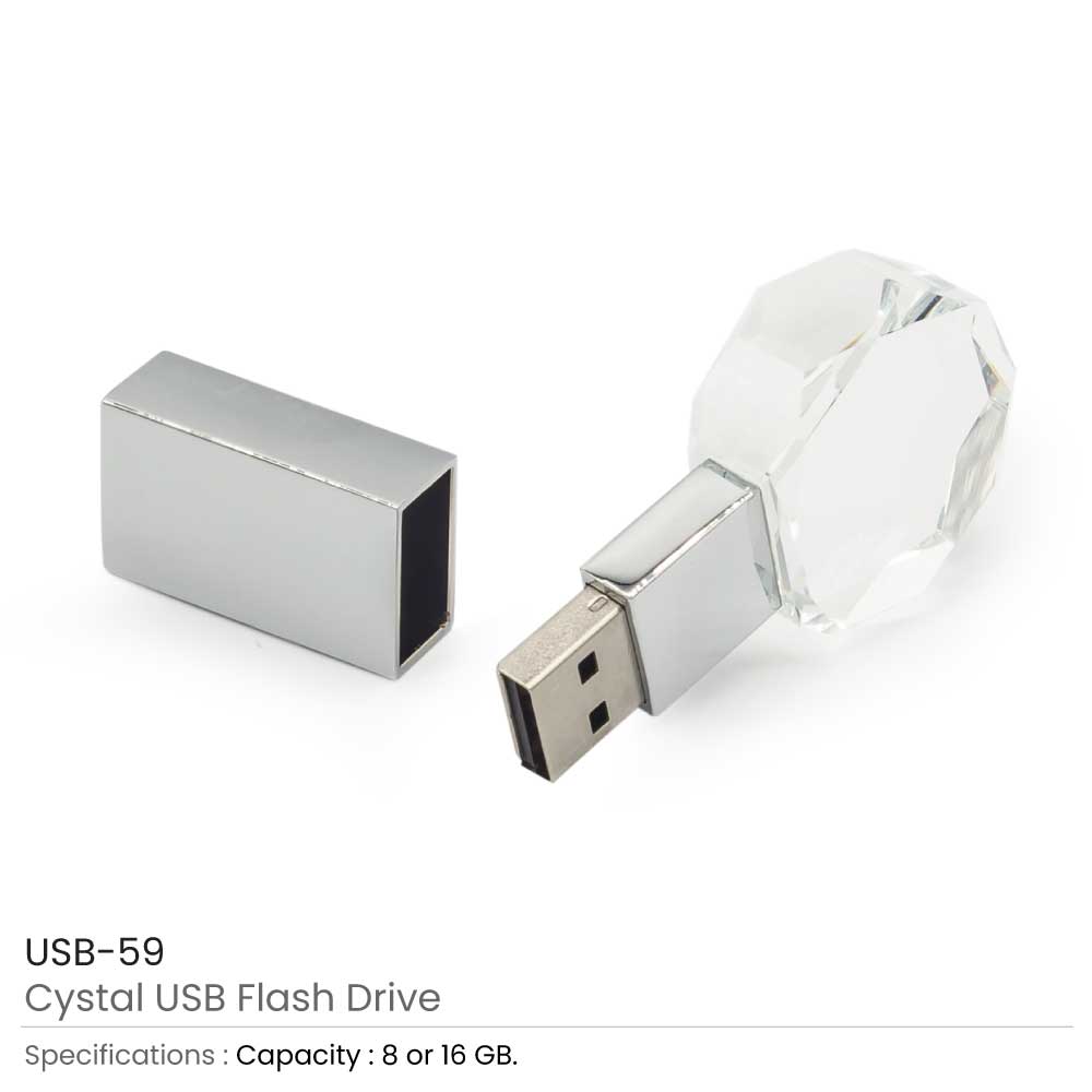 Crystal USB Flash Drives 3
