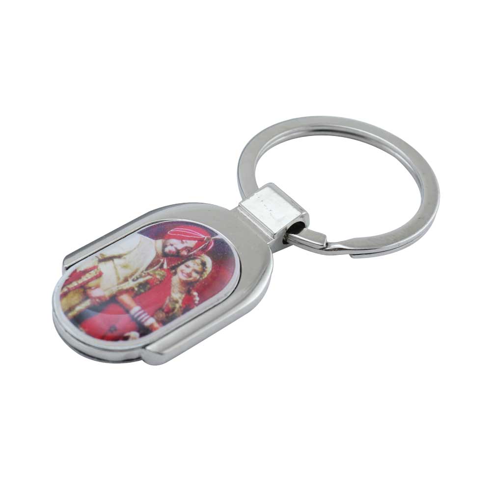 Rectangular Oval Shaped Key Chains 2