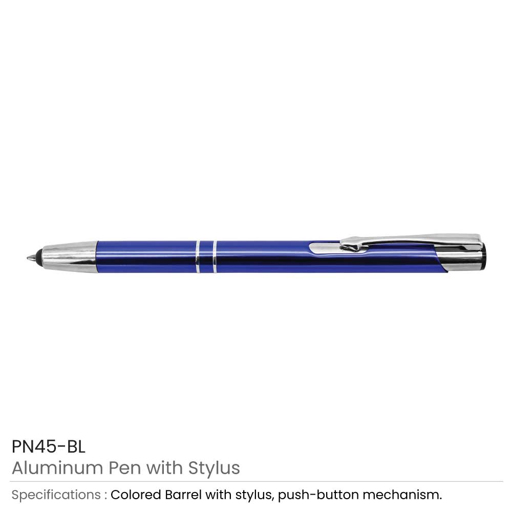 Aluminum Pens With Stylus 4