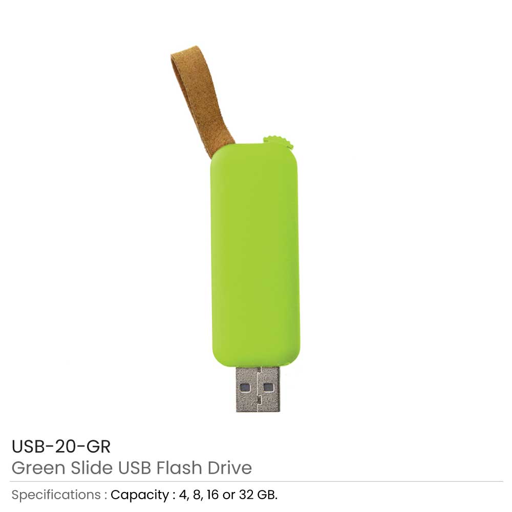 Slide Button USB Flash 6