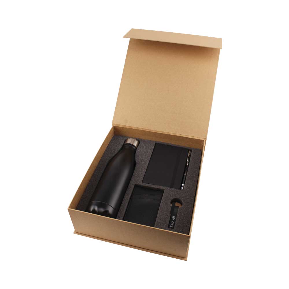 Promotional Gift Sets in Black Cardboard Gift Box 1