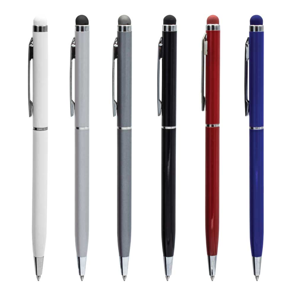 Slim Metal Pens with Stylus 1
