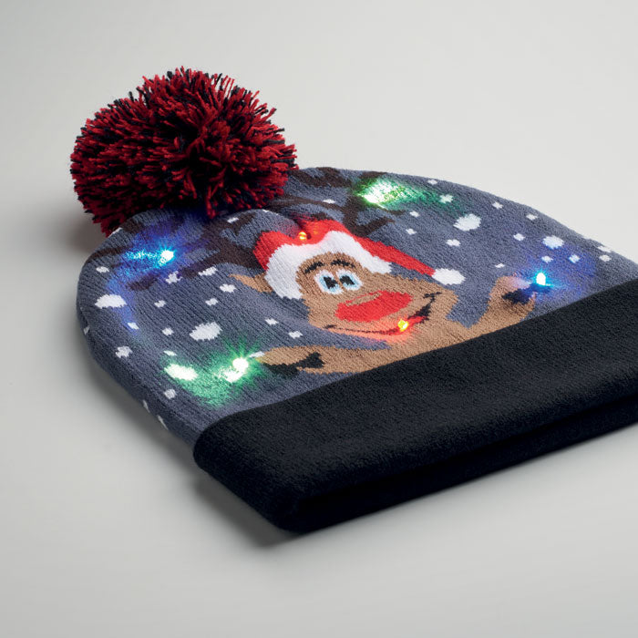Christmas beanie with 6 LED 4
