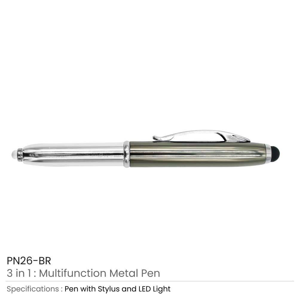 3-in-1 Metal Pens 3