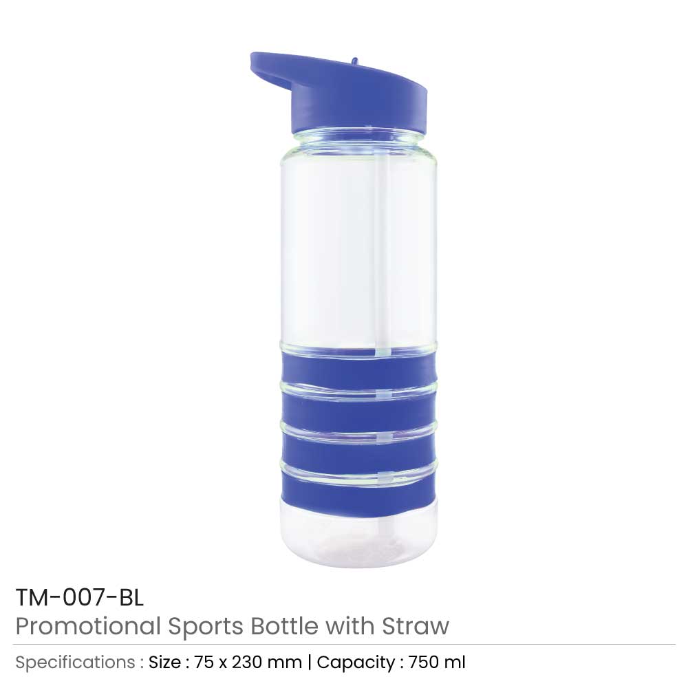 Water Bottle with Straw 5