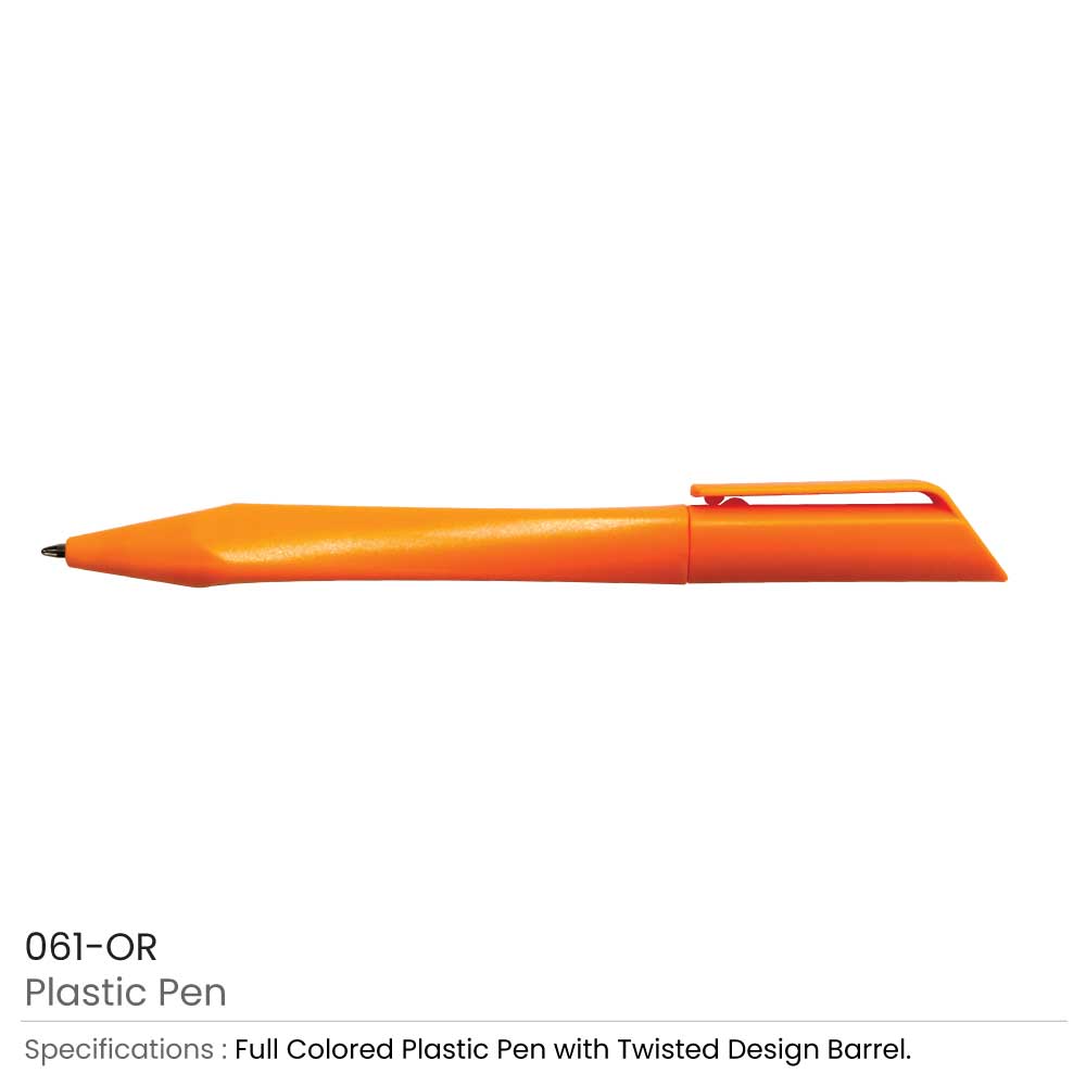 Twisted Design Plastic Pens 4
