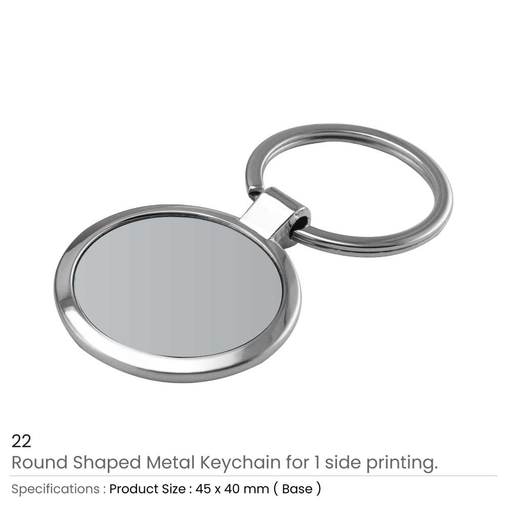 Round Metal Key Holders 3