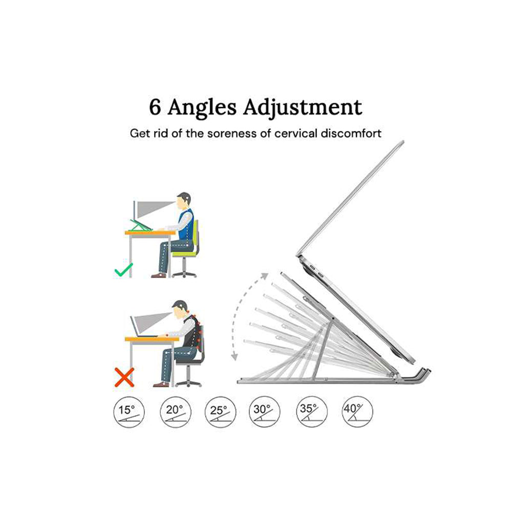 Laptop stand with mobile holder 4
