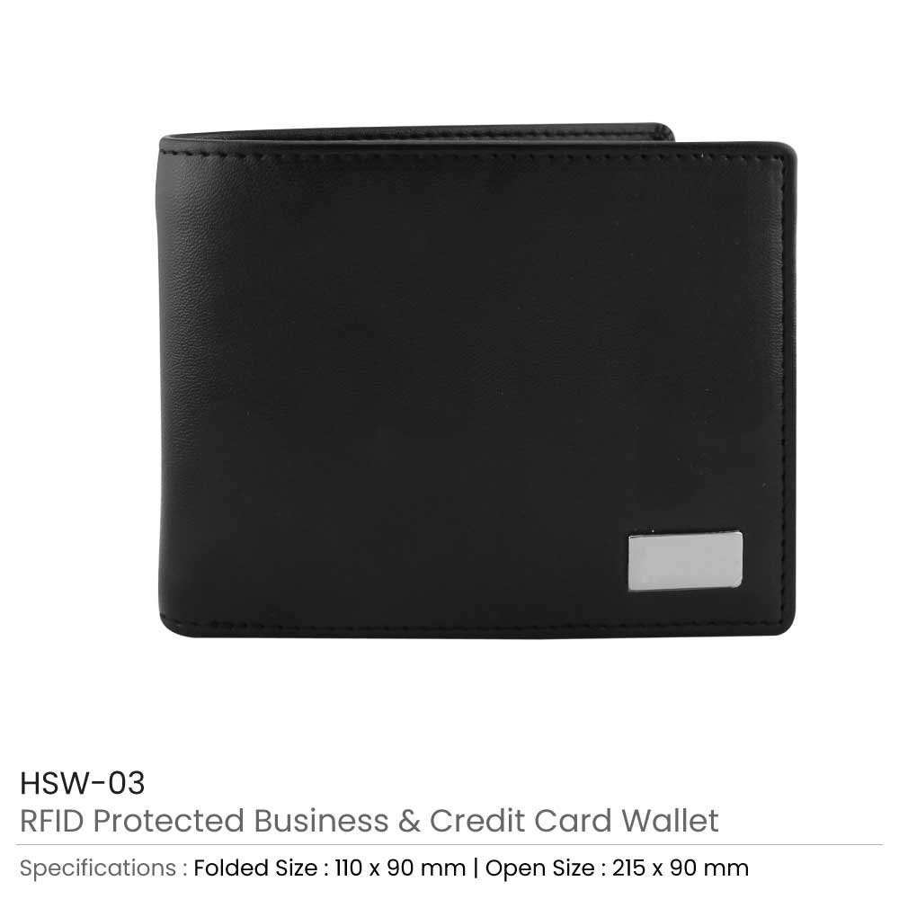 RFID Protected BI-fold Coin Wallets 3
