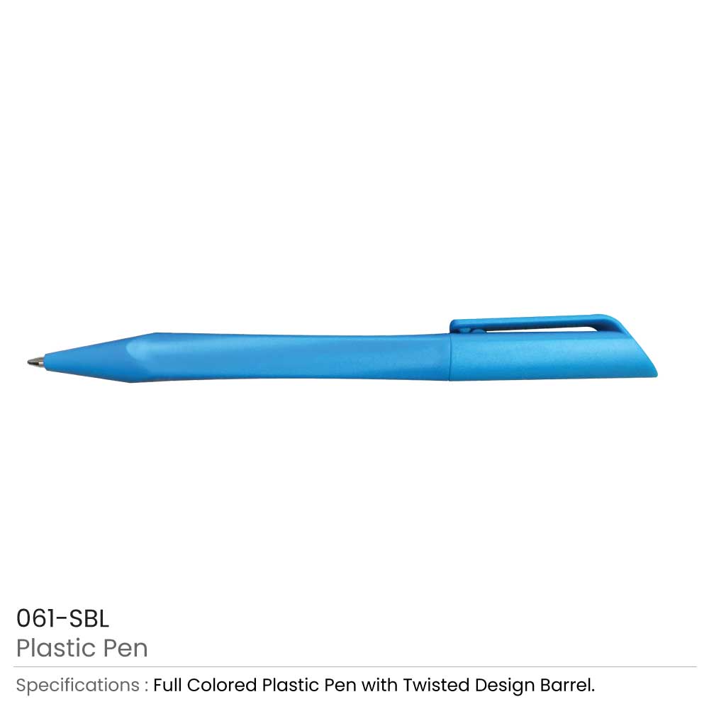 Twisted Design Plastic Pens 5